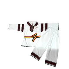 Costum traditional pentru baieti cu ie si pantaloni - TDPITI38