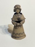 Figurina din ceramica suedeza semnata Lilian H&ouml;gstr&ouml;m, anii 1980