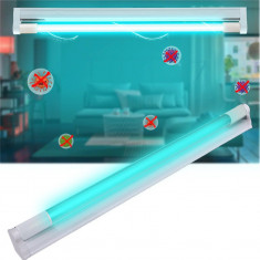 Lampa UVC bactericida 30W, tub sticla cristal Quartz, pentru sterilizare dezinfectie 30 mp foto