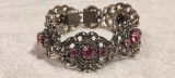 BRATARA veche 1920 FRANTA art deco UNICA manopera EXCEPTIONALA de efect SUPERBA