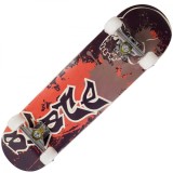 Skateboard Action One, ABEC-7 Aluminiu, 79 x 20 cm, Multicolor Skate Skull