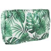 Pernă pentru spătar din paleți model frunze 70 x 40 x 12 cm