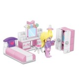 Set de Blocuri de Construcție Dormitor cu Figurine (111 de piese), CMCLASS