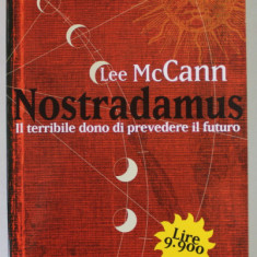 NOSTRADAMUS di LEE McCANN , TEXT IN LB. ITALIANA , 1988