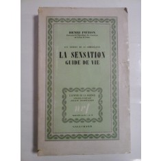 LA SENSATION GUIDE DE VIE - HENRI PIERON