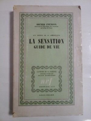 LA SENSATION GUIDE DE VIE - HENRI PIERON foto