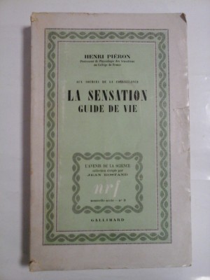 LA SENSATION GUIDE DE VIE - HENRI PIERON foto