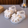 Sandale ivoire pentru fetite - Iepuras (Marime Disponibila: Marimea 24), Superbaby
