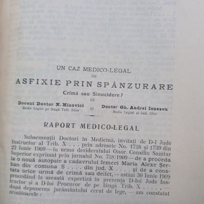 REVISTA MEDICALA,,SPITALUL&amp;quot; PE ANUL 1911.X2 foto