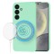 Husa silicon Samsung Galaxy S24 Techsuit SoftFlex MagSafe, verde deschis