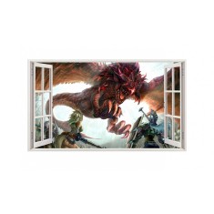 Sticker decorativ cu Dinozauri, 85 cm, 4377ST
