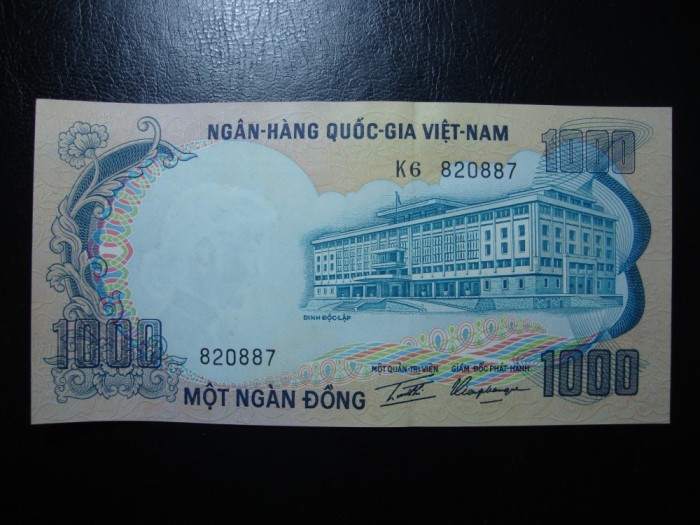 VIETNAMUL DE SUD 1000 DONG UNC
