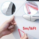 Banda de protectie usi auto transparenta anticoliziune portiere, 5 metri lungime