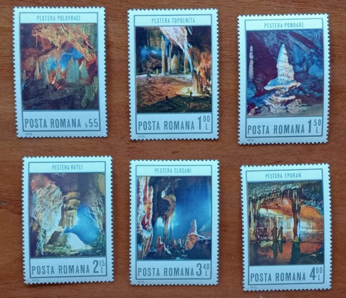 RO.- 1978-&#039;&#039;PESTERI&#039;&#039;-SET C COMPLET-6V- MNH -NESTAMP-LUX