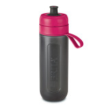 Sticla filtranta Brita Fill&amp;amp;Go Active, 600 ml, 22 x 7.2 cm, Roz