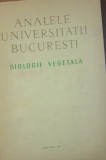 ANALELE UNIVERSITĂȚII BUCURESTI BIOLOGIE VEGETALA, 1973