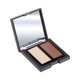 Paleta Duo pentru Contouring Camera Photo, 01 crem inchis/maro, Vipera