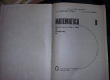 Matematica - Geometrie (Manual pentru cls a VIII-a)1984,TRANSPORT GRATUIT, 14k, Galben