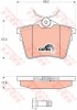 Set placute frana,frana disc PEUGEOT 607 (9D, 9U) (2000 - 2016) TRW GDB1596