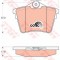 Set placute frana,frana disc PEUGEOT 607 (9D, 9U) (2000 - 2016) TRW GDB1596