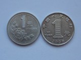 LOT 2 MONEDE DIFERITE YUAN CHINA-1994,2008, Asia