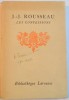 LES CONFESSIONS par J.J. ROUSSEAU, PARIS