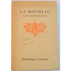 LES CONFESSIONS par J.J. ROUSSEAU, PARIS