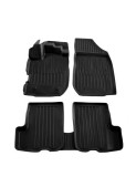 Set covorase auto din cauciuc tip tavita pentru Dacia Logan II (2012-2020)