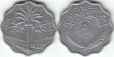 Irak 1974 - 5 fils, circulata
