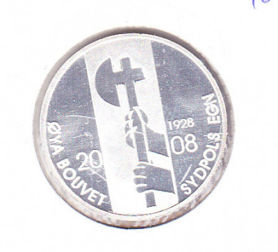 bnk mnd Bouvet Island 250 kroner 2008 unc - essai foto