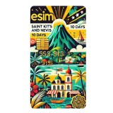 eSIM Saint Kitts and Nevis, Unlimited Plus, 10 Days