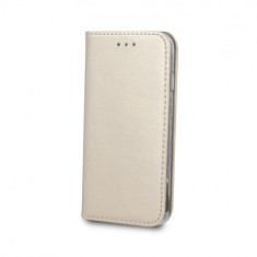 Husa Flip Carte / Stand Huawei P Smart 2019 / Honor 10 Lite, inchidere magnetica Gold
