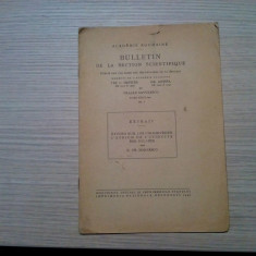 L`ARIUM DE L`OVIDUCTE DES BALANES - G. Th. Dornesco (autograf) - 1940, 8 p.