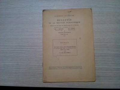 L`ARIUM DE L`OVIDUCTE DES BALANES - G. Th. Dornesco (autograf) - 1940, 8 p. foto