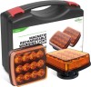 Set stroboscoape cu magnet 12v 24v Led portocaliu cu 12 moduri