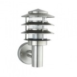 Lampa iluminat exterior Kayin-2, pentru perete, E27, max 60W, Inox, 220-240V, IP44, Horoz