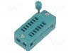 Soclu ZIF, pentru capsule DIP14, CONNFLY - DS1044-140G