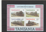 Locomotive cu abur ,Tanzania., Transporturi, Nestampilat