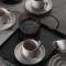 Set cești de cafea, Bej, 6x5x6 cm
