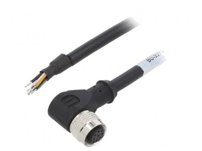 Cablu Conectare M12 8PIN Unghi 1,5m 30VAC 2A PUR foto