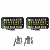 Set 2 proiectoare LED auto,2 faze,198W per proiector, 9-30V,OFF-Road, Universal