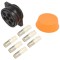 Conector circular mamă 6 pini IP68