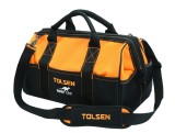Geanta Unelte ROOLine Tolsen Industrial 17 inch, Curea Ajustabilă, Cadru Rigid, Buzunare Multiple, Material Ușor