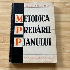 GINA SOLOMON - METODICA PREDARII PIANULUI - 1966