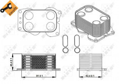 Termoflot radiator ulei (cu garnitura) VOLVO C30, C70 II, S40 II, S80 II, V50; CITROEN C4, C4 GRAND PICASSO I, C4 I, C4 II, C4 PICASSO I, C5 III, C8, foto