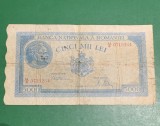Bancnota 5000 lei 21 august 1945 serie 0710264