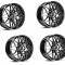 Set jante auto Carbonado bi color 5x120 R18 8,5J ET35
