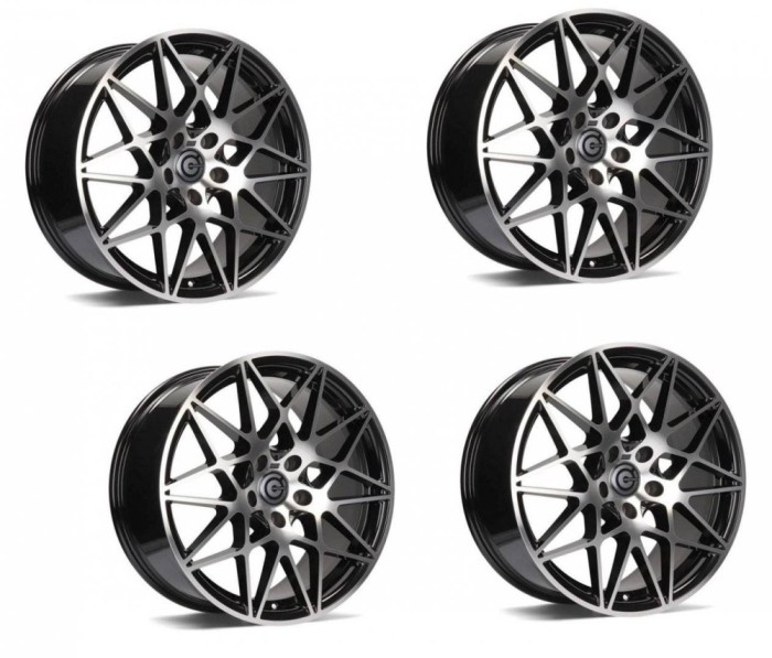 Set jante auto Carbonado bi color 5x120 R18 8,5J ET35