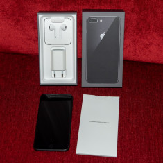 Iphone 8+ 256 GB - negru, accesorii complete, factura, garantie foto