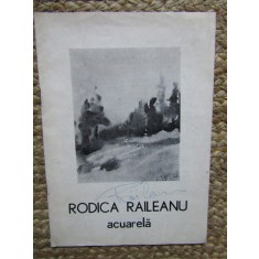 CATALOG EXPOZITIE RODICA RAILEANU ACUARELA 1984